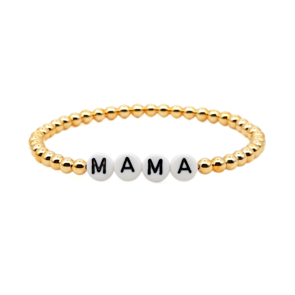 Wholesale Bohemian Gold Plated Acrylic Bracelet